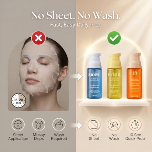 Beejong Curest Micro Bubble Wash-Free Mask for Radiant Hydrated Skin