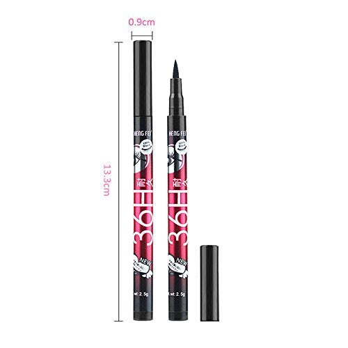 LUKYUS 2pcs Waterproof Black Eyeliner Pencil Set - Long Lasting Eye Makeup