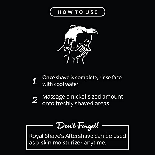 Royal Shave Aftershave Lotion for Men | Cooling Post-Shave Balm