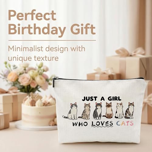 Choinn Cat Lovers Makeup Bag - Waterproof Cosmetic Pouch