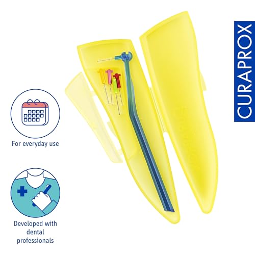 Curaprox CPS 459 Prime Pocket Interdental Brush Set - 5 Brushes & Holder