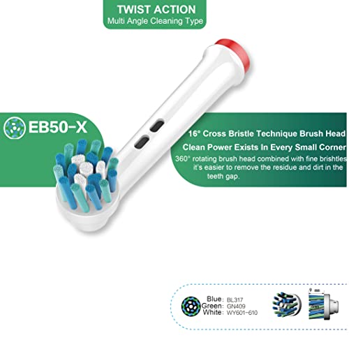 RONSIT Replacement Electric Toothbrush Heads Compatible with Oral B Models