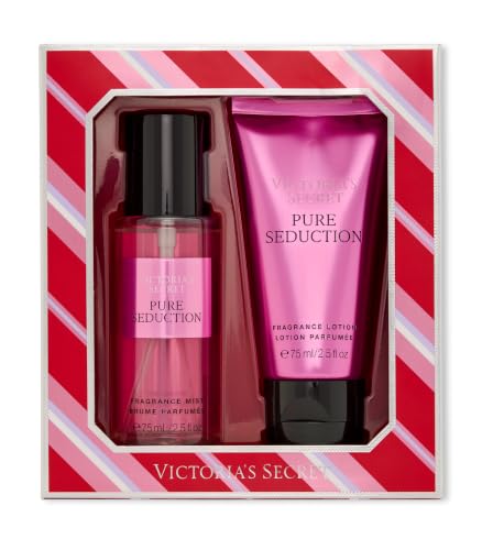 Victoria's Secret Pure Seduction Mini Fragrance Duo Gift Set (Fragrance Mist + Lotion) 1.67 Fl Oz Each