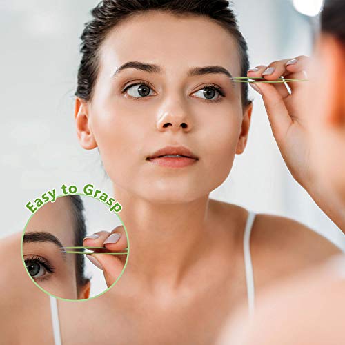 Mudder 3-Piece Stainless Steel Tweezers Set for Ingrown Hair & Eyebrow Grooming