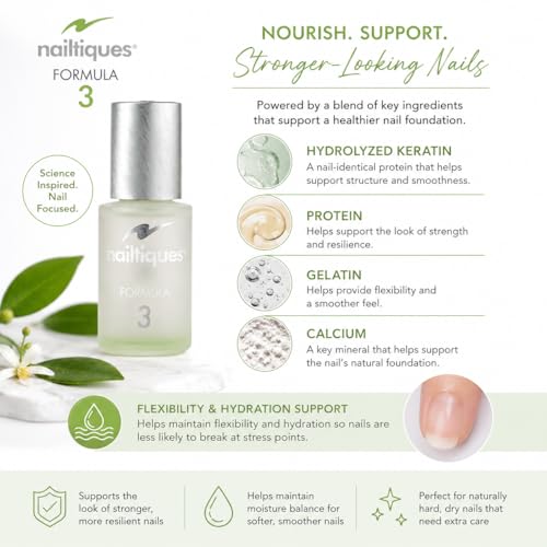Nailtiques Formula 3 Nail Protein Treatment - 0.5 oz