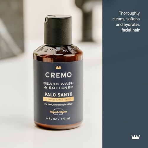 Cremo Palo Santo Beard Wash & Softener - Moisturizes & Soothes