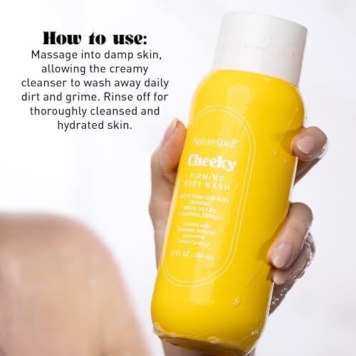Nature Well Cheeky Firming Body Wash with Caffeine & Brazil Nut Oil - 13 Fl Oz