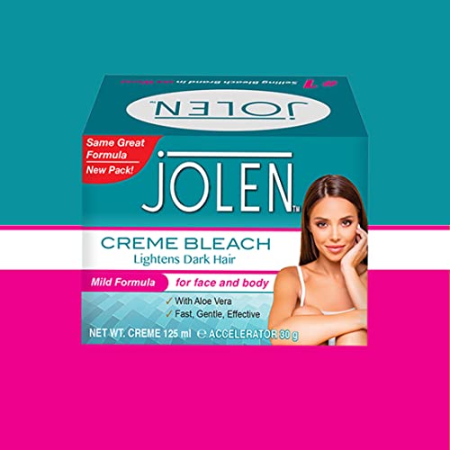 Jolen Mild Facial Bleach 125ml - Gentle Hair Lightening Solution