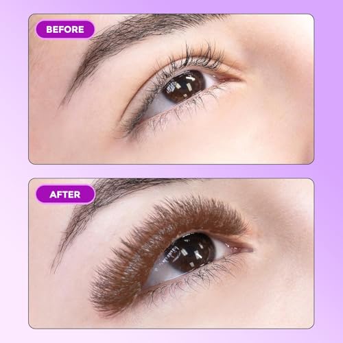 Saigon Lash 600 Promade Loose Fans - Dark Brown 3D Volume Eyelash Extensions