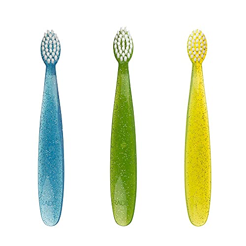 RADIUS Totz Children's Toothbrush Set - Extra Soft Bristles, BPA Free