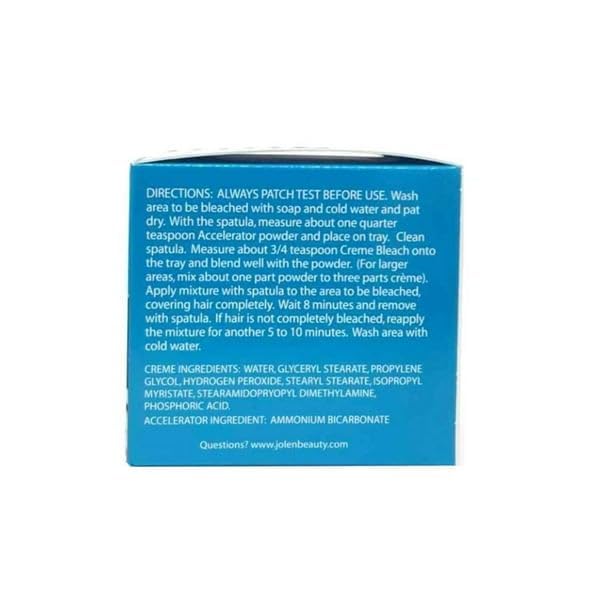 Jolen Creme Bleach Original Formula - 4 Ounce Facial and Body Hair Bleach
