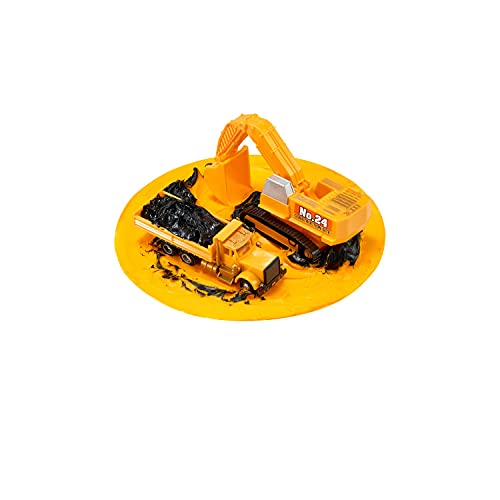 Construction Dig Cake Decoration Set - Dump Truck & Excavator