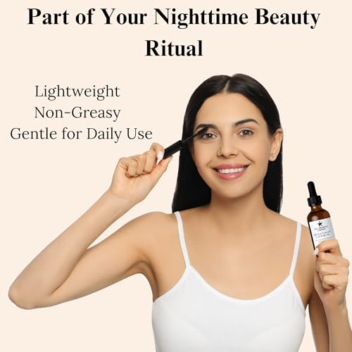 USDA Organic Castor Oil for Eyelashes & Eyebrows - 60ml with Applicator