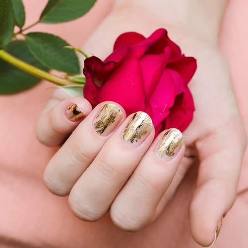 Yokilly Colorful Holographic Nail Art Foil Transfer Stickers - 10Pcs, 3D Self-Adhesive