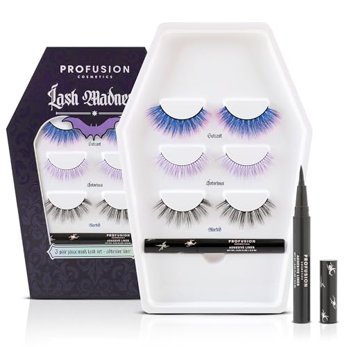 Profusion Cosmetics Lash Madness Kit with Adhesive Eyeliner Pen