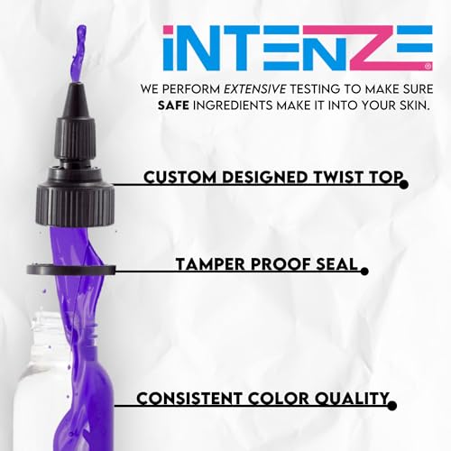 Intenze Light Purple Tattoo Ink 1 oz - Professional Vegan Color for Lining & Shading
