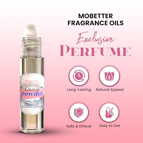 MOBETTER YAYA Powder Fragrance Body Oil - Long-Lasting Roll-On for Women