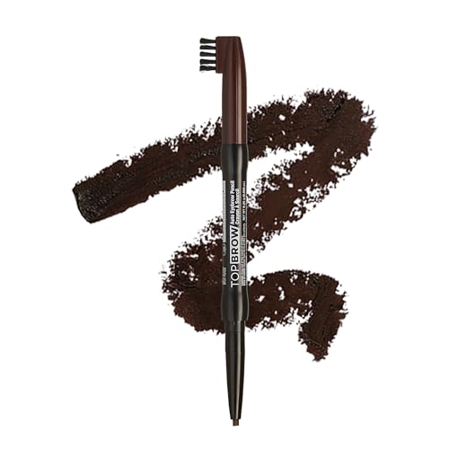 KISS Auto Brow Pencil in Dark Brown - Long-Lasting Eyebrow Definer