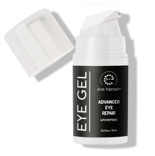 Eve Hansen Anti-Aging Eye Gel with Peptides & Hyaluronic Acid, 0.5 oz