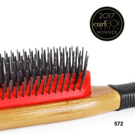 Evolve Knot-Free Detangle Brush with Bamboo Handle - 2 Pack