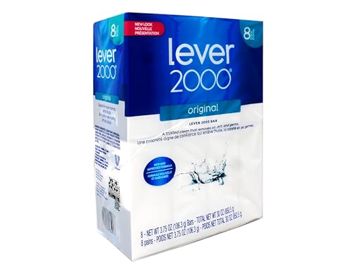 Lever 2000 Original Bar Soap 8-Pack - Fresh, Deep Clean for Hands & Body