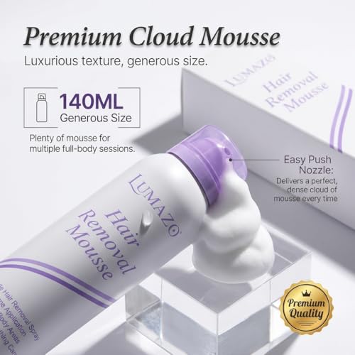 Hair Removal Cream, Smooth Hair Removal Spray? Fast Acting Cloud Sense with Aloe & Hyaluronic Acid for Women & Men (1pc)