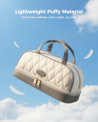 Mancro Quilted Travel Case for Shark FlexStyle & Dyson Airwrap