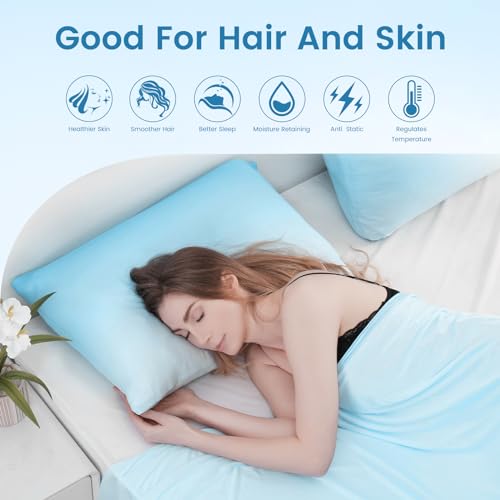 LUXEAR Cooling Pillow Cases - 2 Pack, Standard Size, Gradient Design