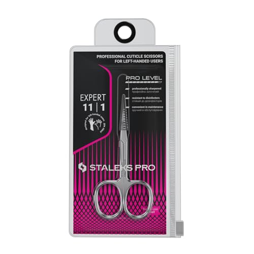 Staleks Pro Expert 11 Left-Handed Cuticle Scissors S - Stainless Steel