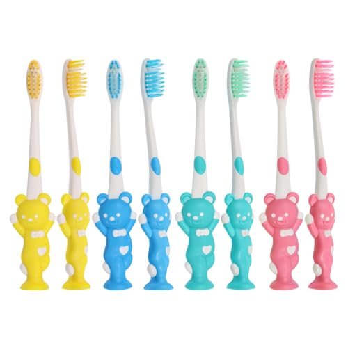 60pcs Kids Manual Toothbrushes - Soft Bristles, Individually Wrapped, 4 Colors