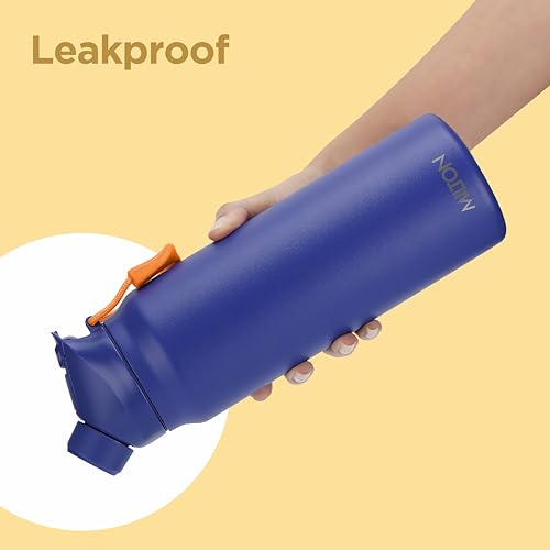 MILTON 32 oz Stainless Steel Vacuum Insulated Water Bottle with Magnetic Straw Lid