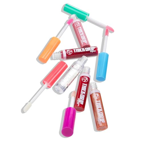 W7 All My Kisses Lip Gloss Set - 5 Mini Hydrating Glosses for Lips