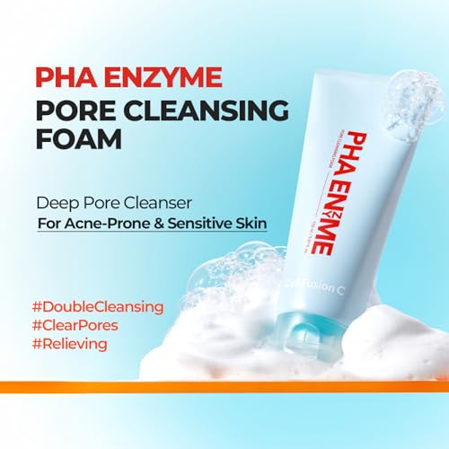 Cell Fusion C PHA Enzyme Pore Cleansing Foam, Acne-Prone Face Wash, 150ml