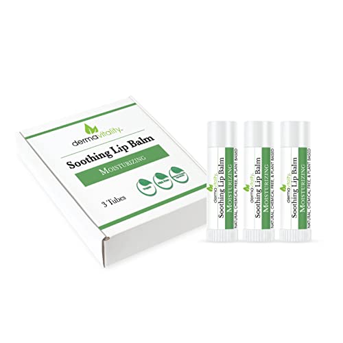 Oncology Lip Balm - Natural Organic Moisturizing Treatment, 3 Pack