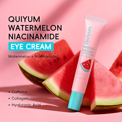 Watermelon Eye Cream with Niacinamide & Hyaluronic Acid - 0.71 oz | Revitalizes Tired Eyes