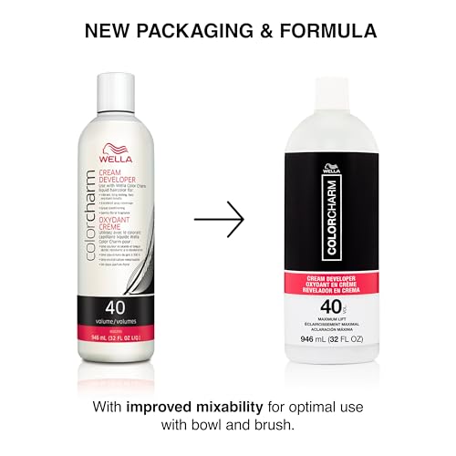 Wella ColorCharm Cream Hair Color Developer - Vegan Formula for Hair
