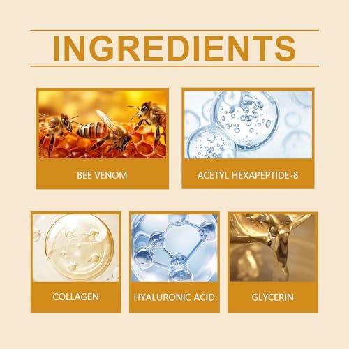 MULPG 3-Pack Bee Venom Wrinkle Removal Cream - Firming, Hydrating 20g