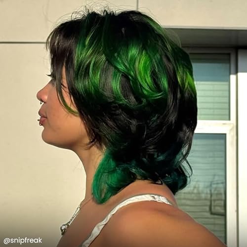 Arctic Fox Phantom Green Semi-Permanent Hair Dye 8 fl oz - Vegan, Cruelty-Free, Bright Forest Green, Custom Color Mixable