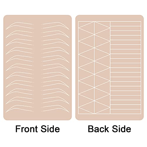 Guapa Silicone Microblading Practice Skin Ombre Powder Brows - 1 Piece