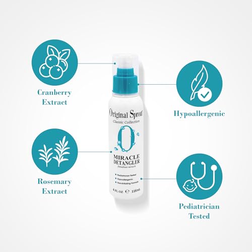 Original Sprout Miracle Detangler Leave-In Conditioner, 4 Oz - All Hair Types