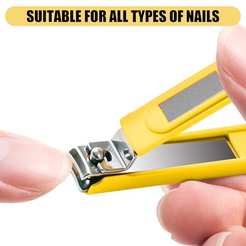Professional Stainless Steel Nail Clippers with Anti-Splash Design