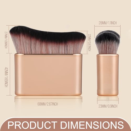 KINGMAS Vegan Self Tanner Brush for Smooth Body Makeup Application
