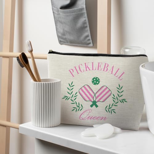 Pickleball Queen Makeup Bag - Perfect Gift for Pickleball Lovers