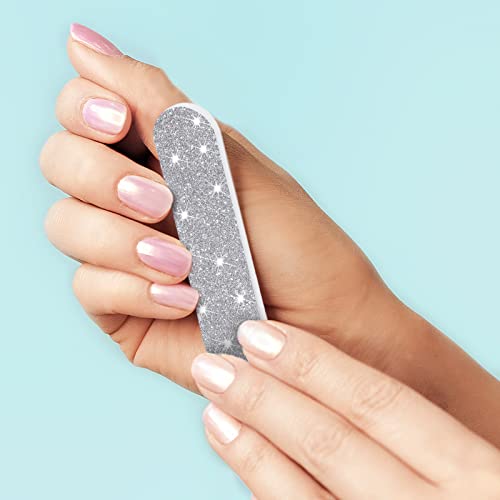 150 Mini Nail Files Bulk - Disposable Emery Boards for Nails, Natural & Acrylic