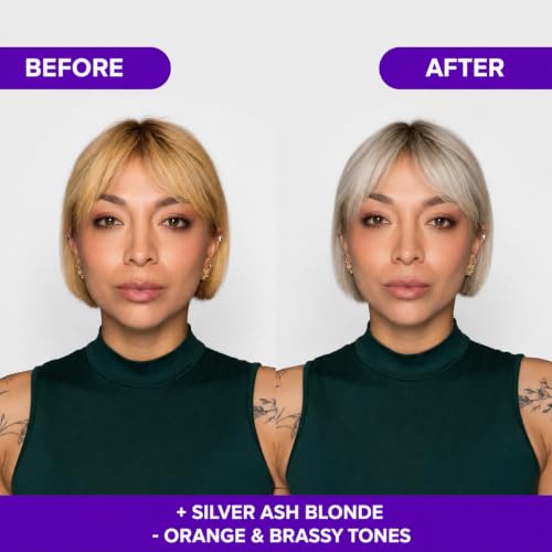 Naissant Silver Ash Blonde Hair Blue Toning Mask, 10.1 Fl. Oz