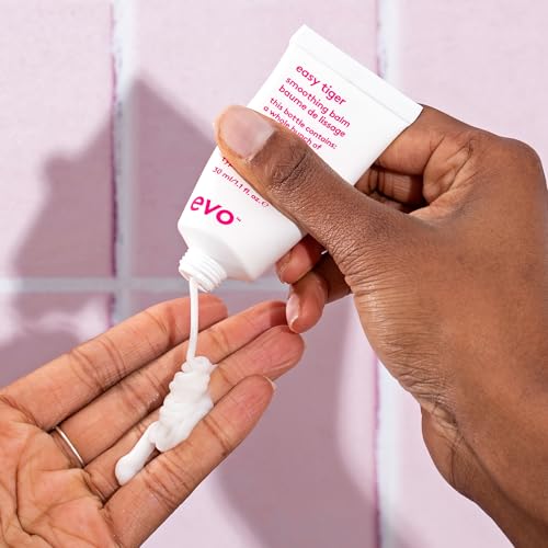 evo Easy Tiger Smoothing Hair Balm 1.1 Fl Oz (Pack of 2) - Reduces Frizz & Controls Flyaways