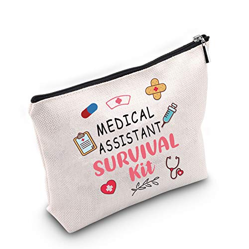 TSOTMO White Medical Assistant Survival Kit Cosmetic Bag