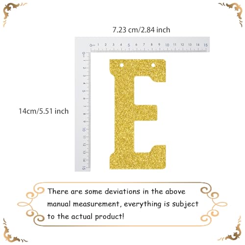 Funny Happy Birthday Dickhead Banner - Gold Glitter Party Decor