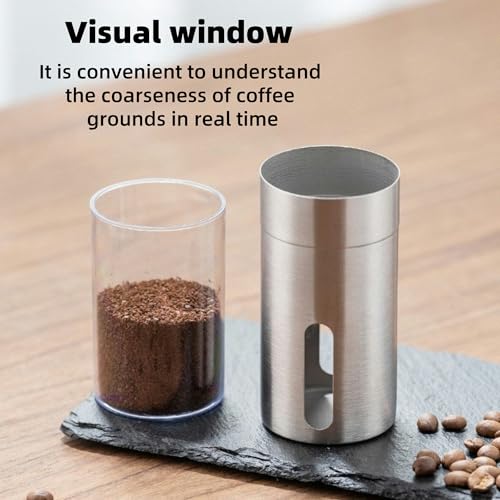 Jogcaw Portable Manual Coffee Grinder with Adjustable Ceramic Burr