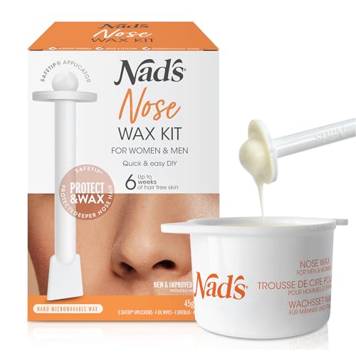 Nad's Nose Wax Kit - Easy Nose Hair Removal for Men & Women